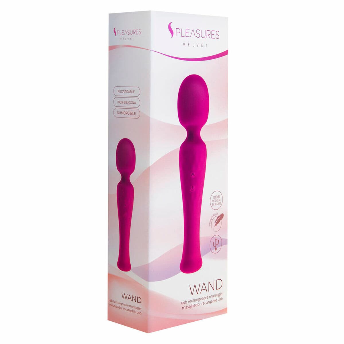 Massaggiatore S Pleasures Wand Rosa
