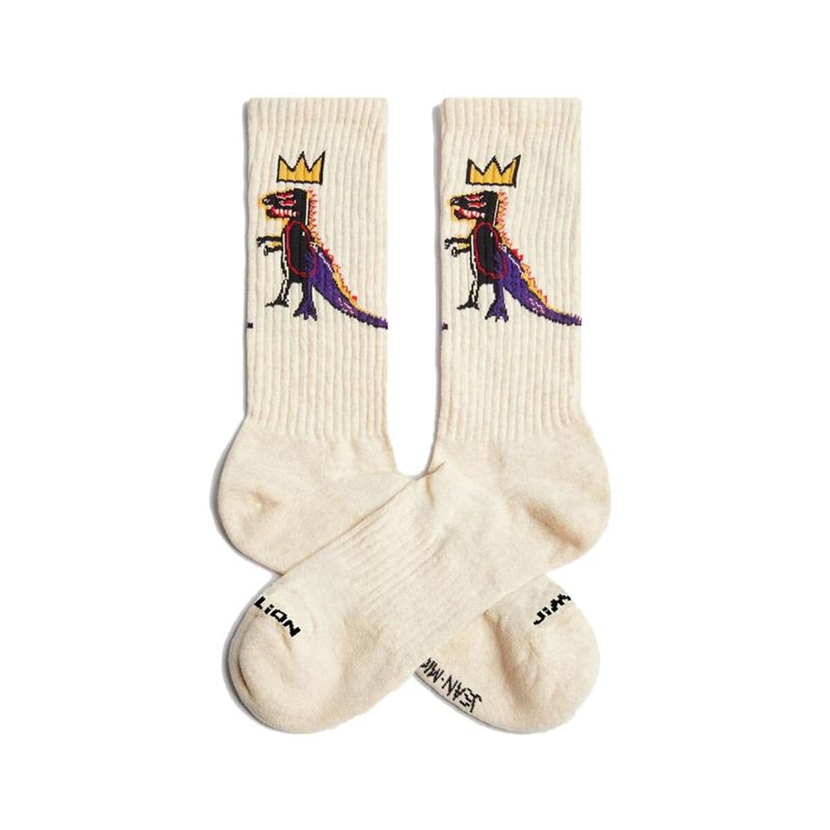 Calzini Jimmy Lion Athletic Basquiat Pez Dis Marrone