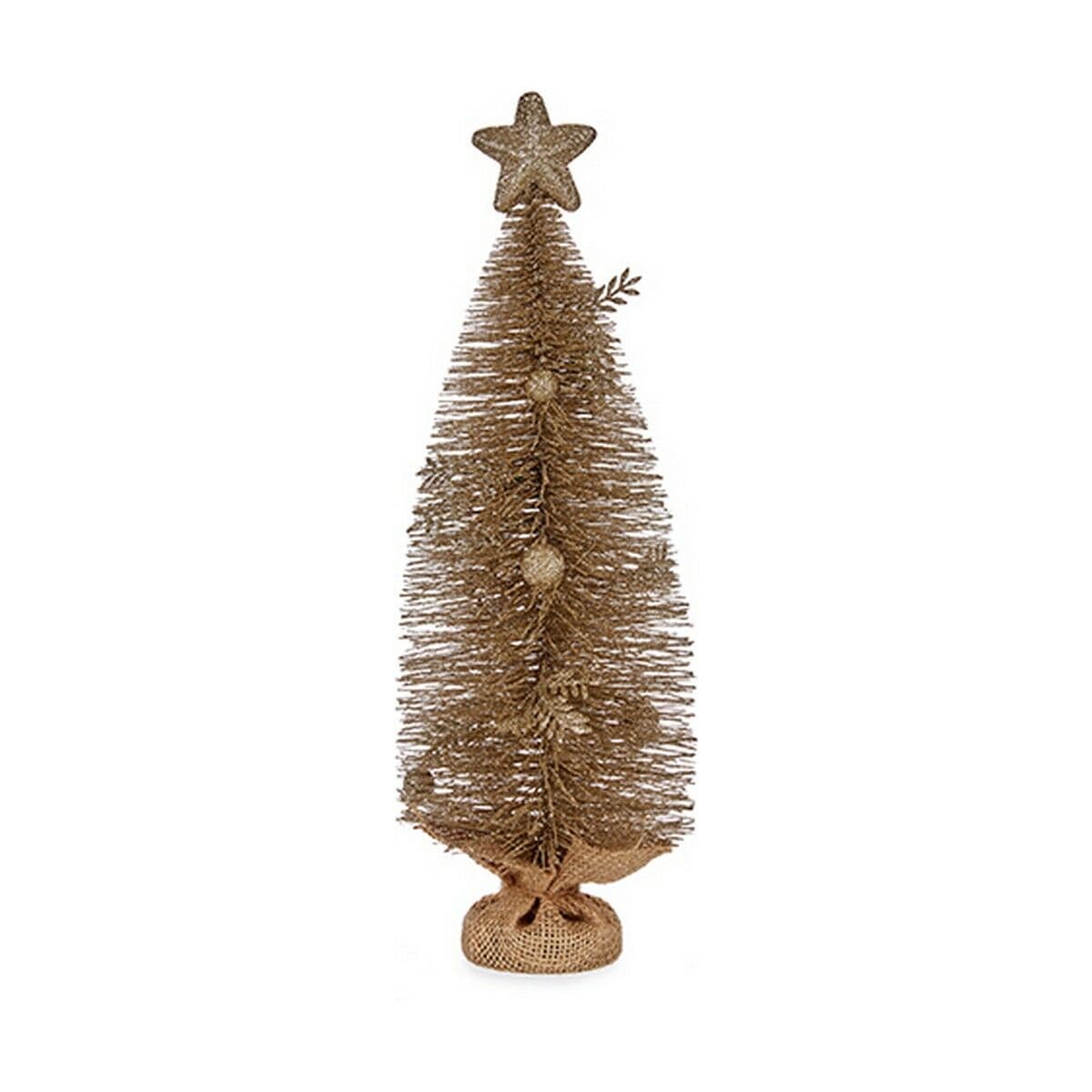 Albero di Natale con Stella Krist+ FG20-19WS048 Champagne 23 x 14,5 x 46 cm