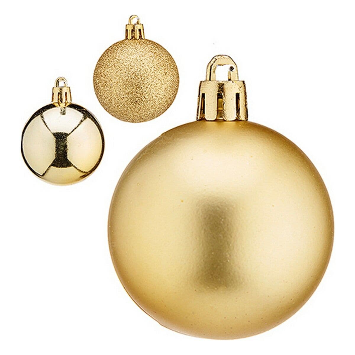 Palla di Natale Krist+ K1912484 Dorato Plastica Ø 5 cm