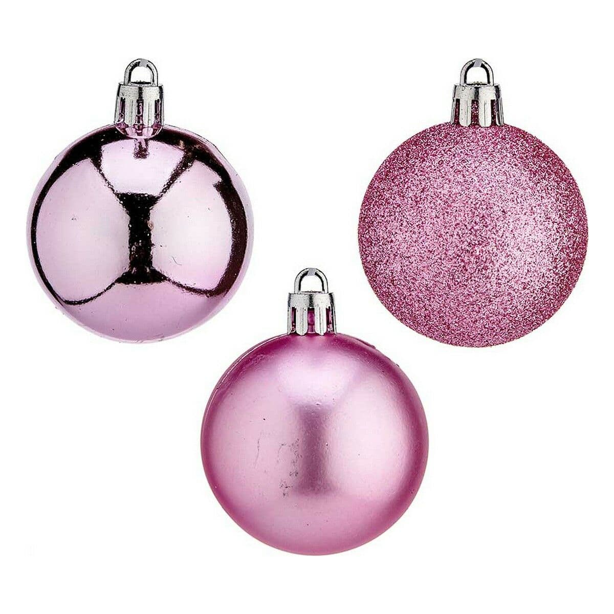 Palla di Natale Krist+ Rosa Plastica Ø 5 cm