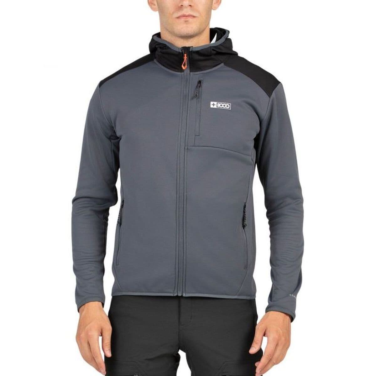 Giacca Sportiva da Uomo +8000 Mesi Grigio scuro