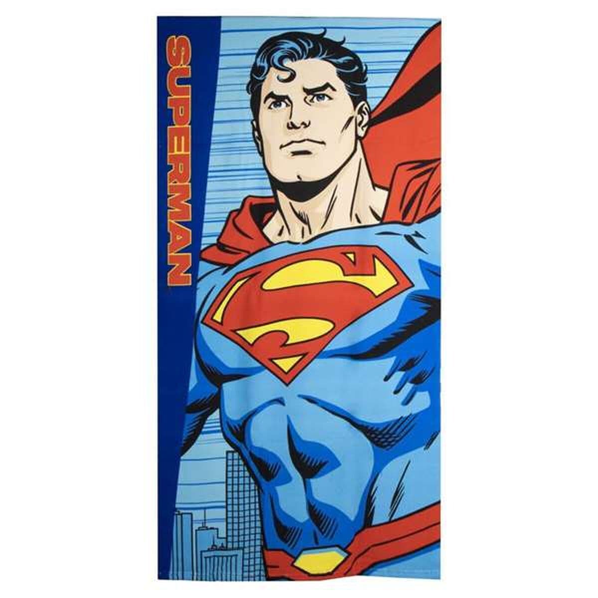 Telo da Mare Superman Azzurro 70 x 140 cm