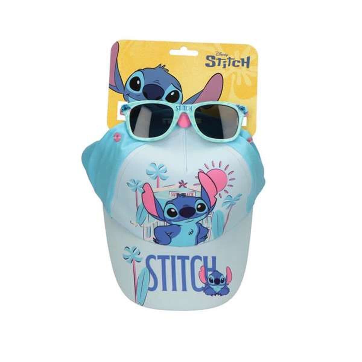 Set di berretto e occhiali da sole Stitch Azzurro