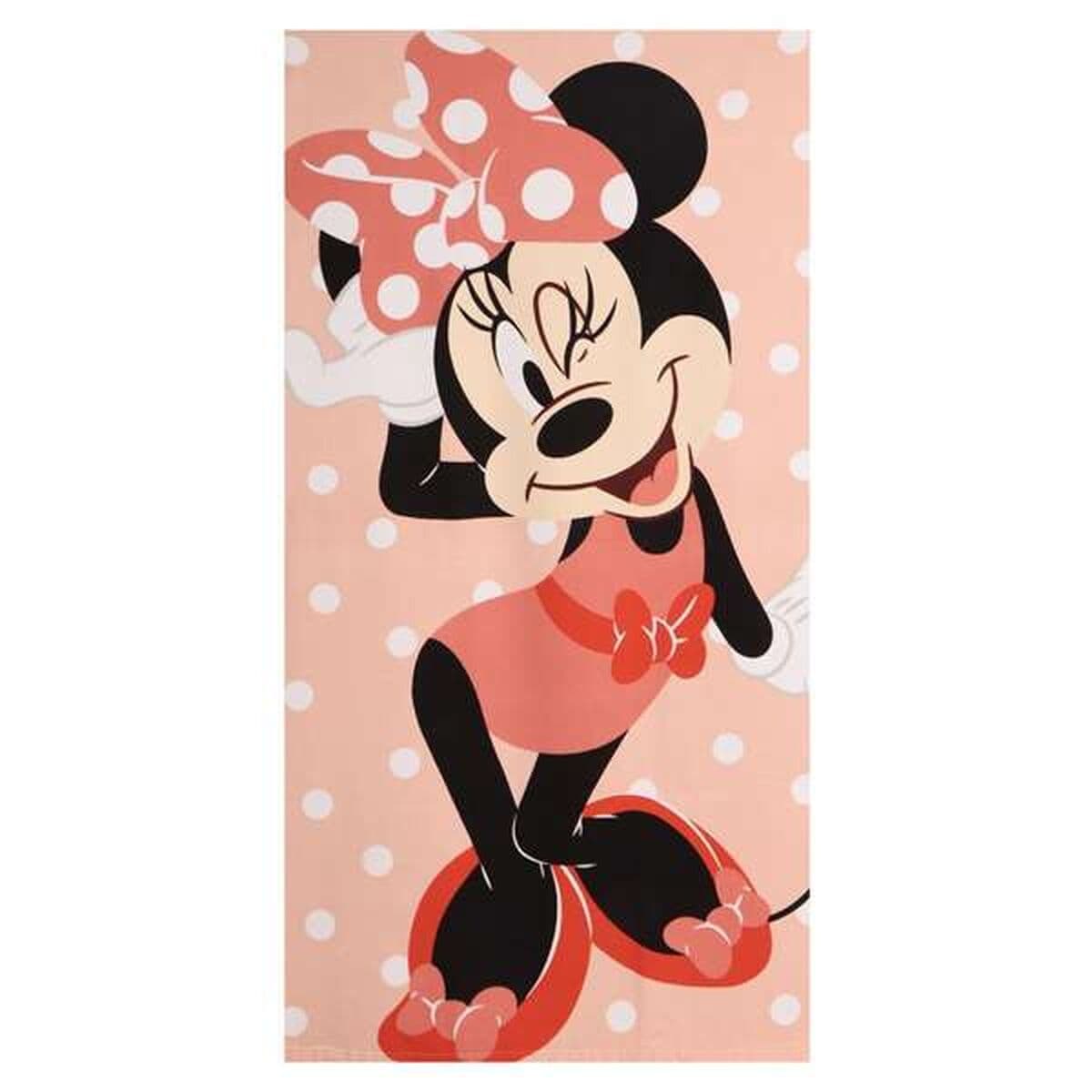 Telo da Mare Minnie Mouse 70 x 140 cm Corallo