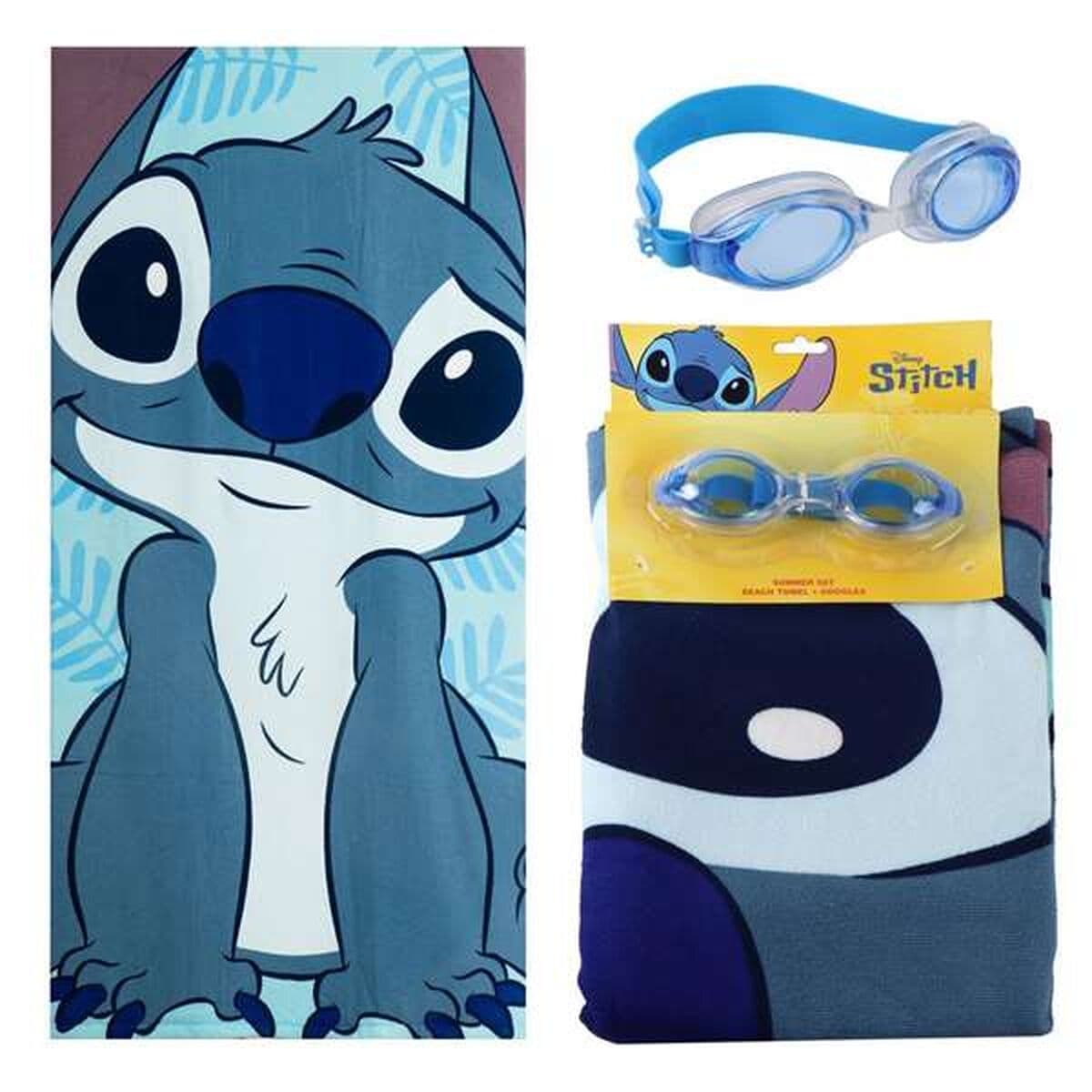 Telo da Mare Stitch Azzurro