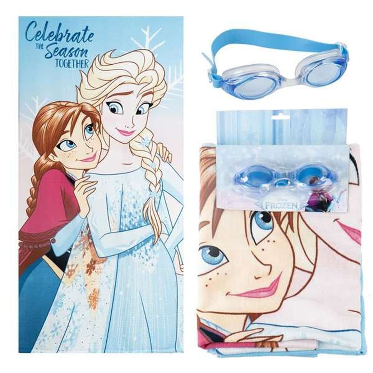 Telo da Mare Frozen Azzurro