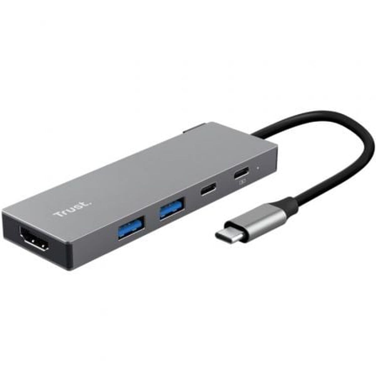Hub USB Trust 26062 Grigio