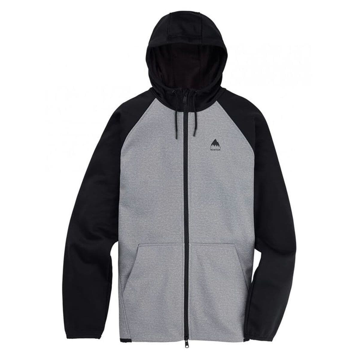 Felpa con Cappuccio Uomo Burton Crown Nero