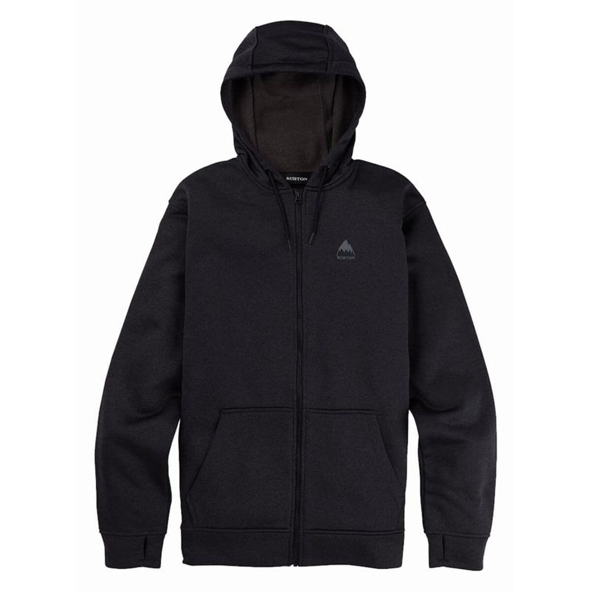 Felpa con Cappuccio Uomo Burton Oak Full-Zip Nero