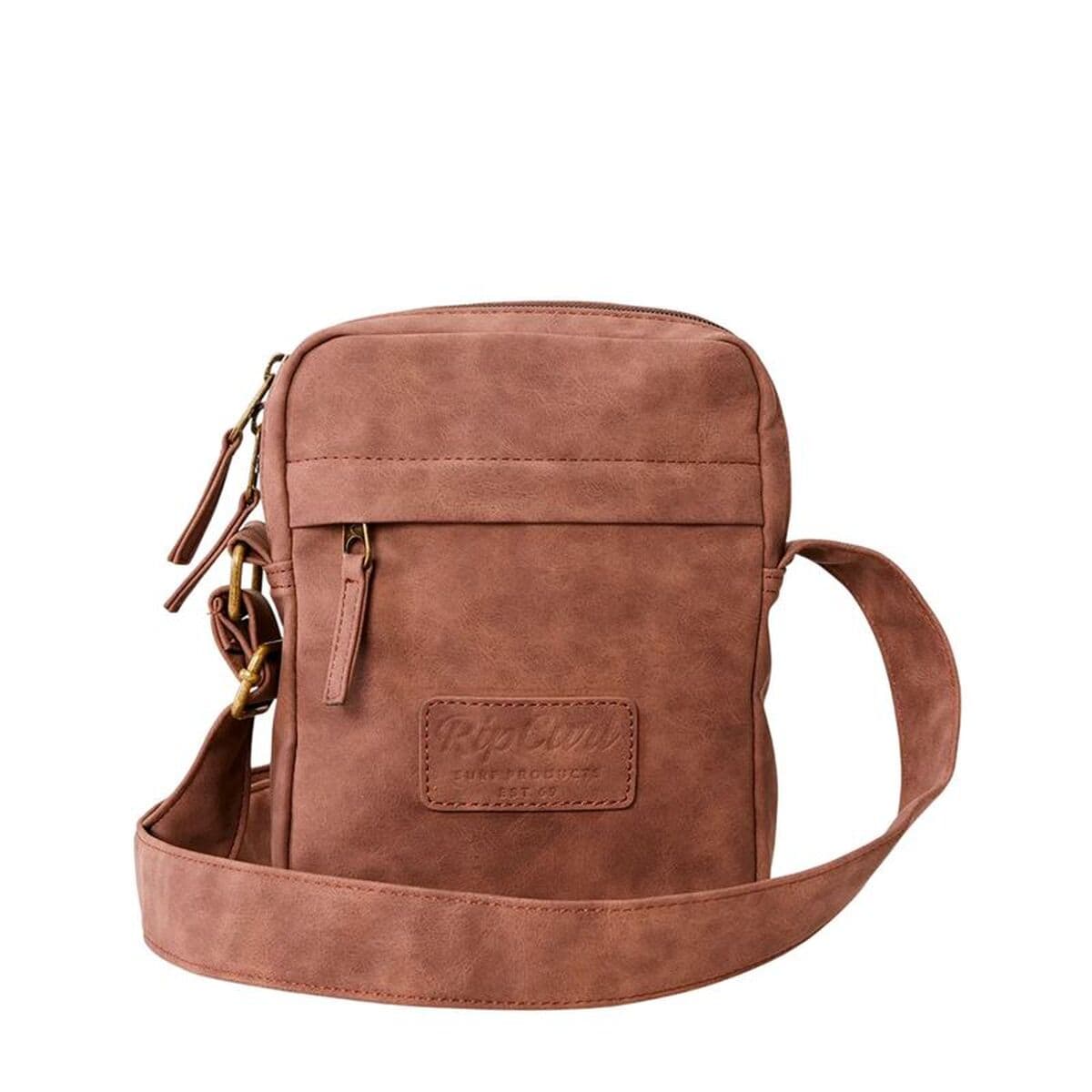 Borsa a Tracolla Rip Curl Classic Leazard No Idea Pouch Marrone