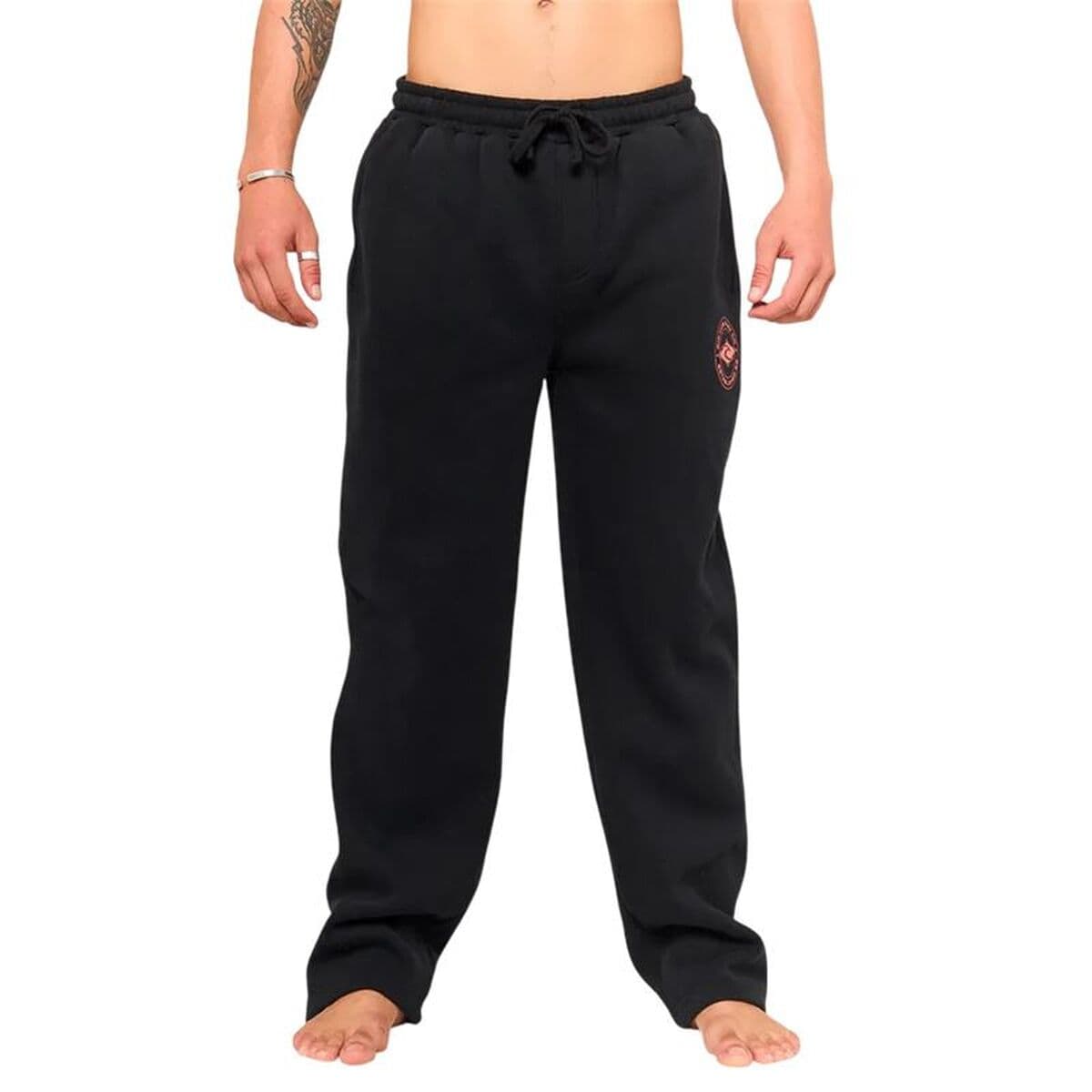 Pantalone Lungo Sportivo Rip Curl Stapler Trackpant Nero Uomo