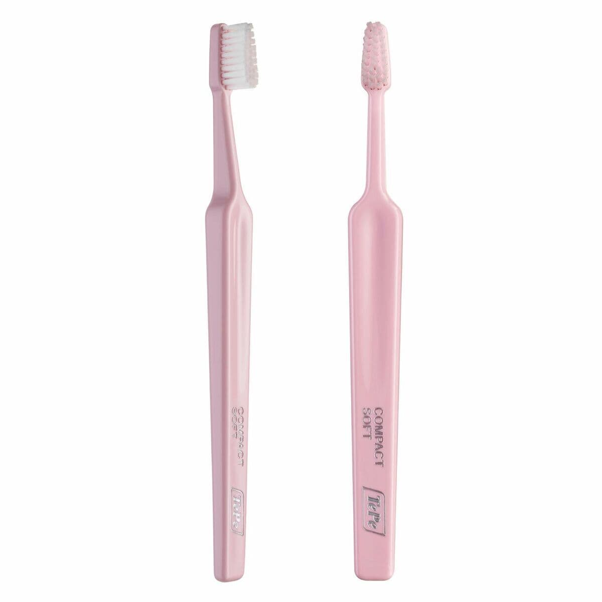 Spazzolino da Denti Tepe Compact Soft Rosa chiaro
