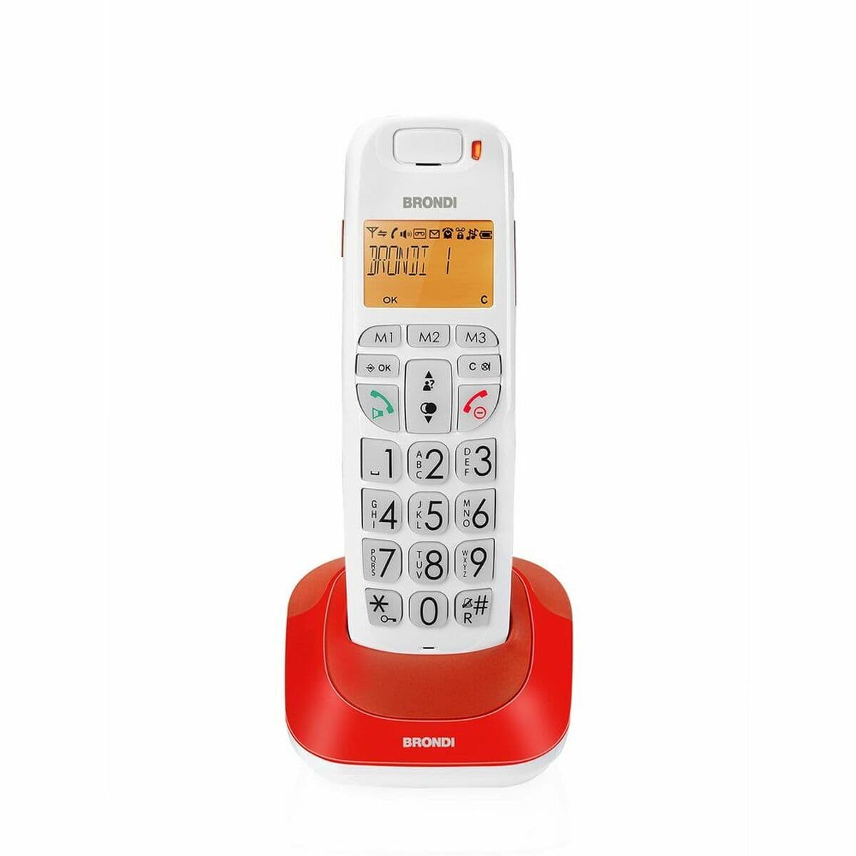Telefono Senza Fili Brondi BR-10276032 Rosso