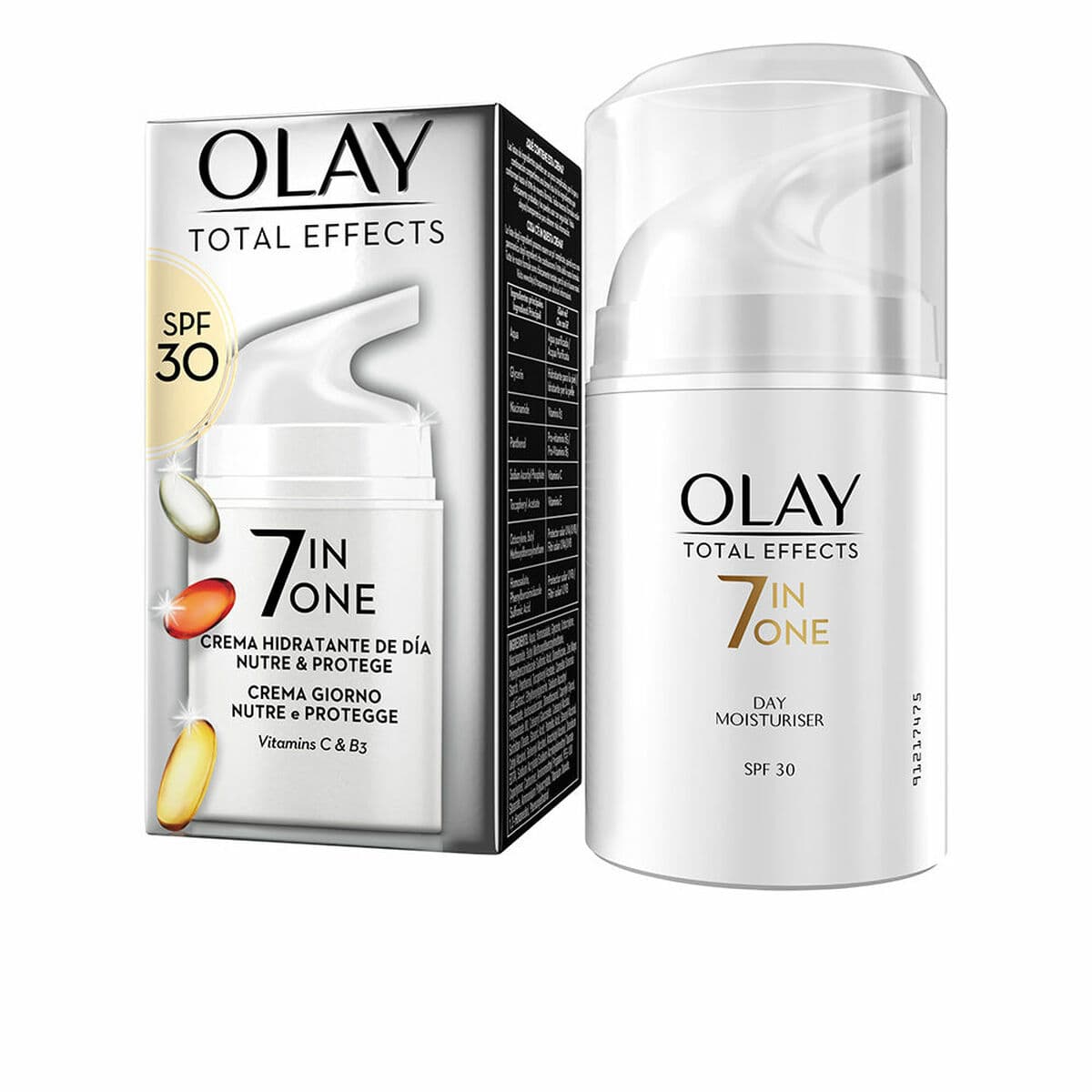 Crema Giorno Idratante Olay Total Effects Spf 30 50 ml Nutrire 7 in 1