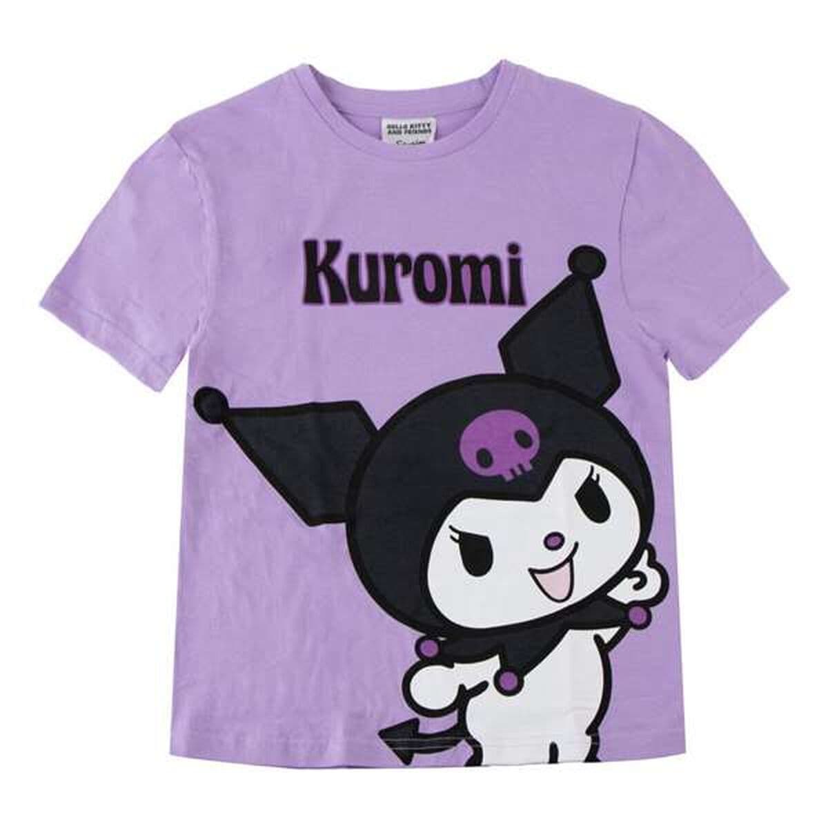 Maglia a Maniche Corte per Bambini Hello Kitty Viola