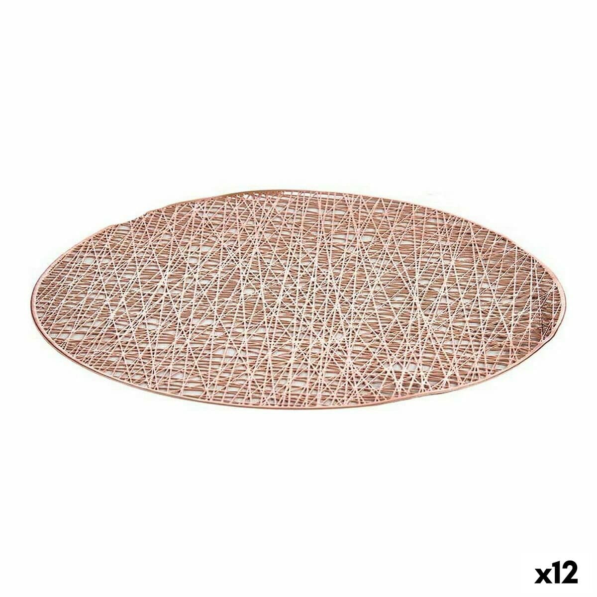 Sottopentola Kinvara Rosa Plastica Ø 38 cm (12 Unità)