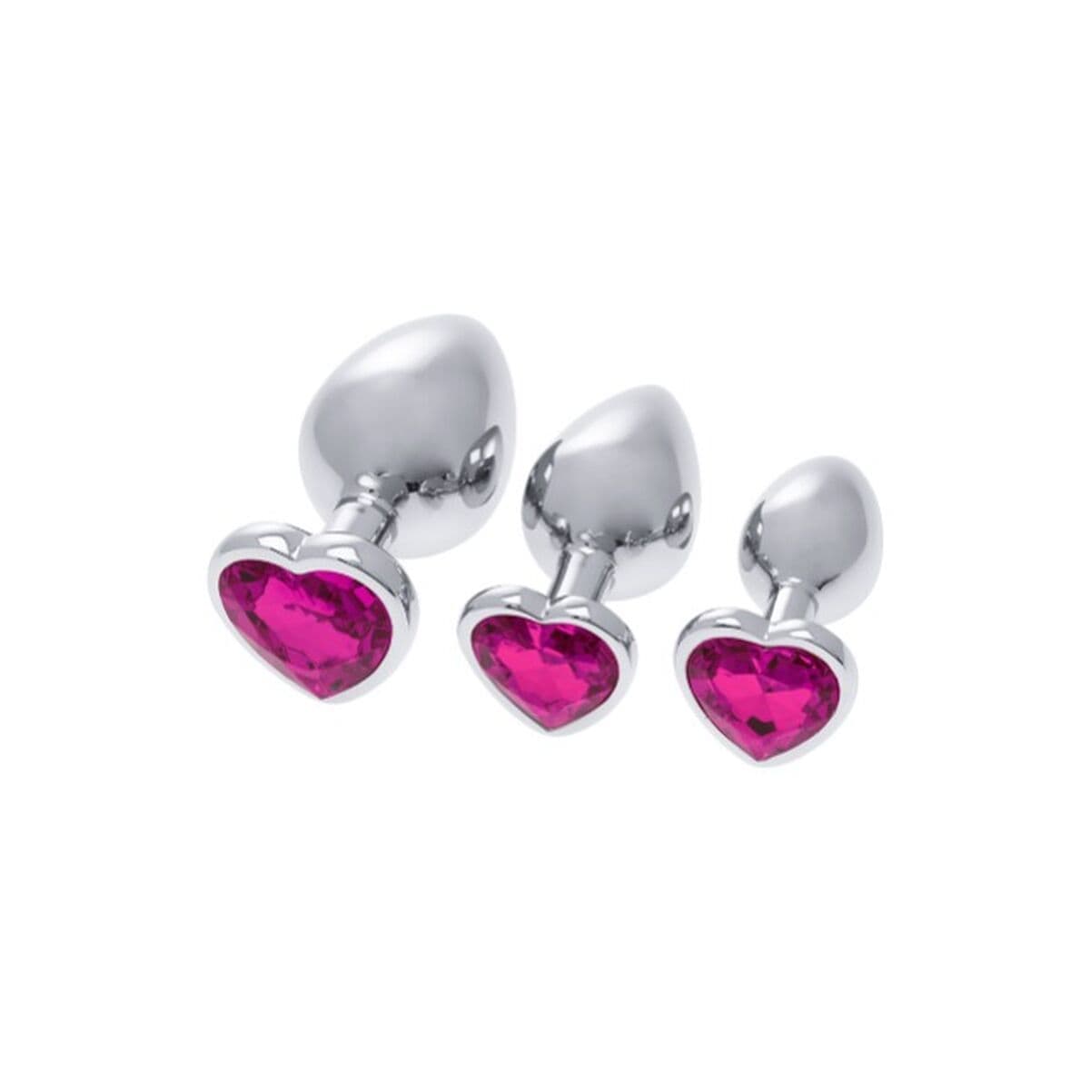 Plug Anale S Pleasures Rosa Argentato