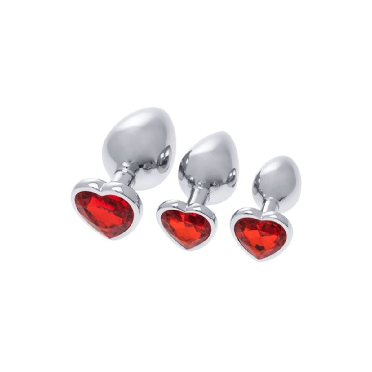 Plug Anale S Pleasures Rosso Argentato