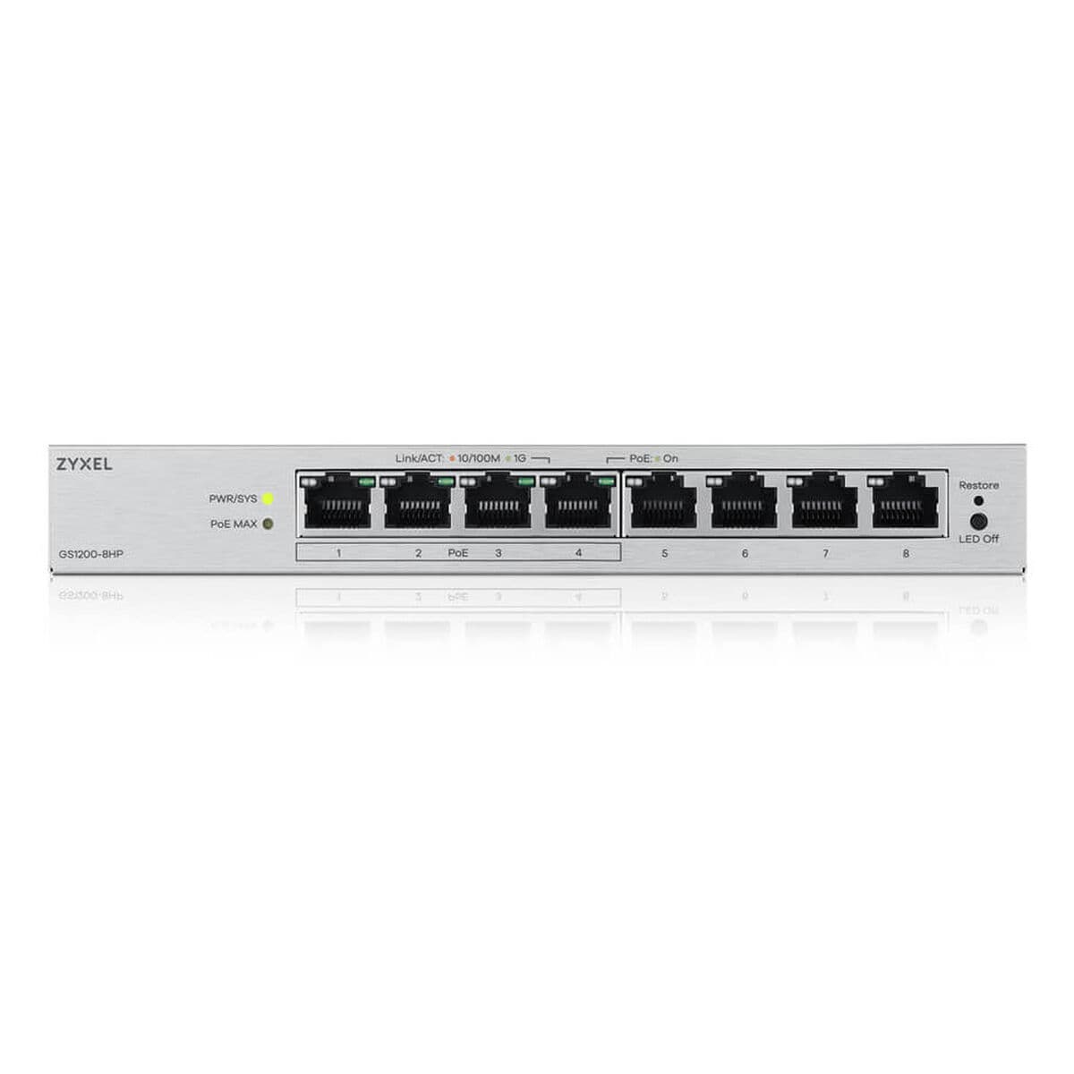 Switch ZyXEL GS1200-8HPV3-EU0101F