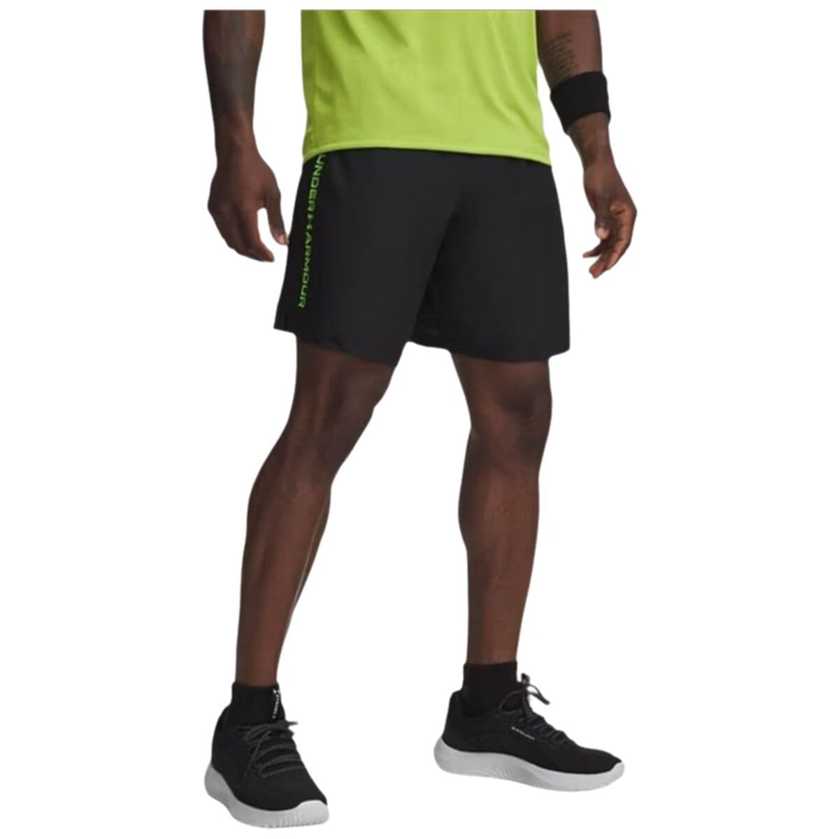 Pantaloni Corti Sportivi da Uomo Under Armour Tech Woven Nero