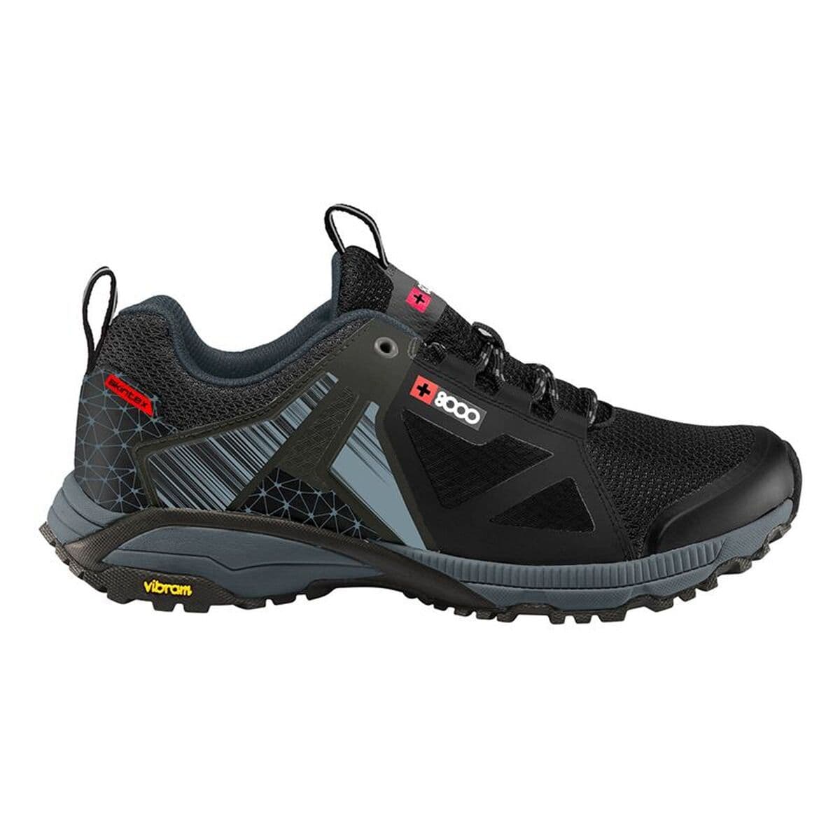 Scarpe da trail per donna +8000 Tabin Nero