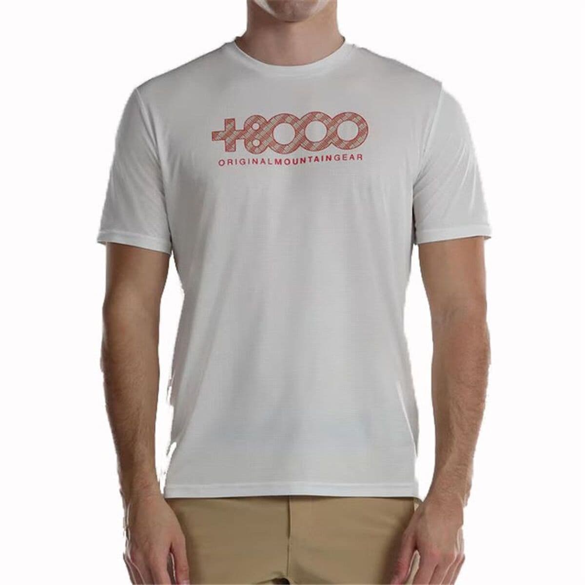 Maglia a Maniche Corte +8000 Usame Bianco