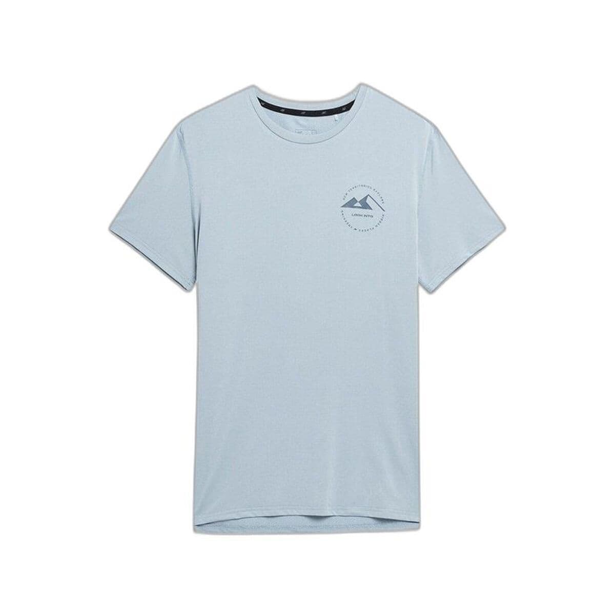 Maglia a Maniche Corte 4F Fnk M210 Azzurro Chiaro