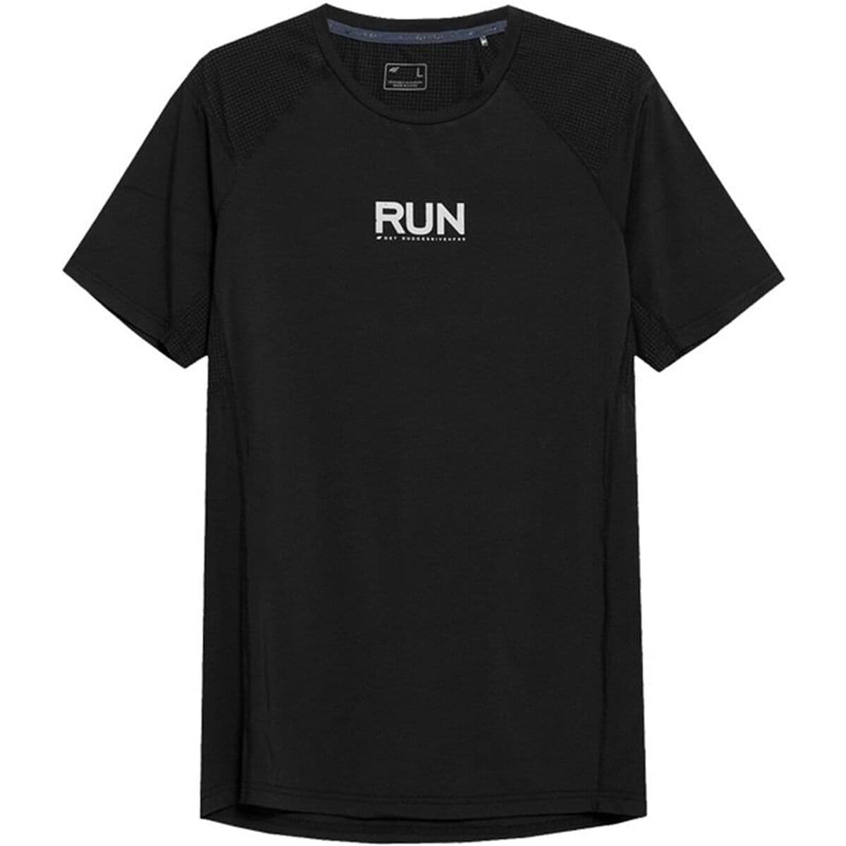 Maglia a Maniche Corte Uomo 4F Funtional Nero