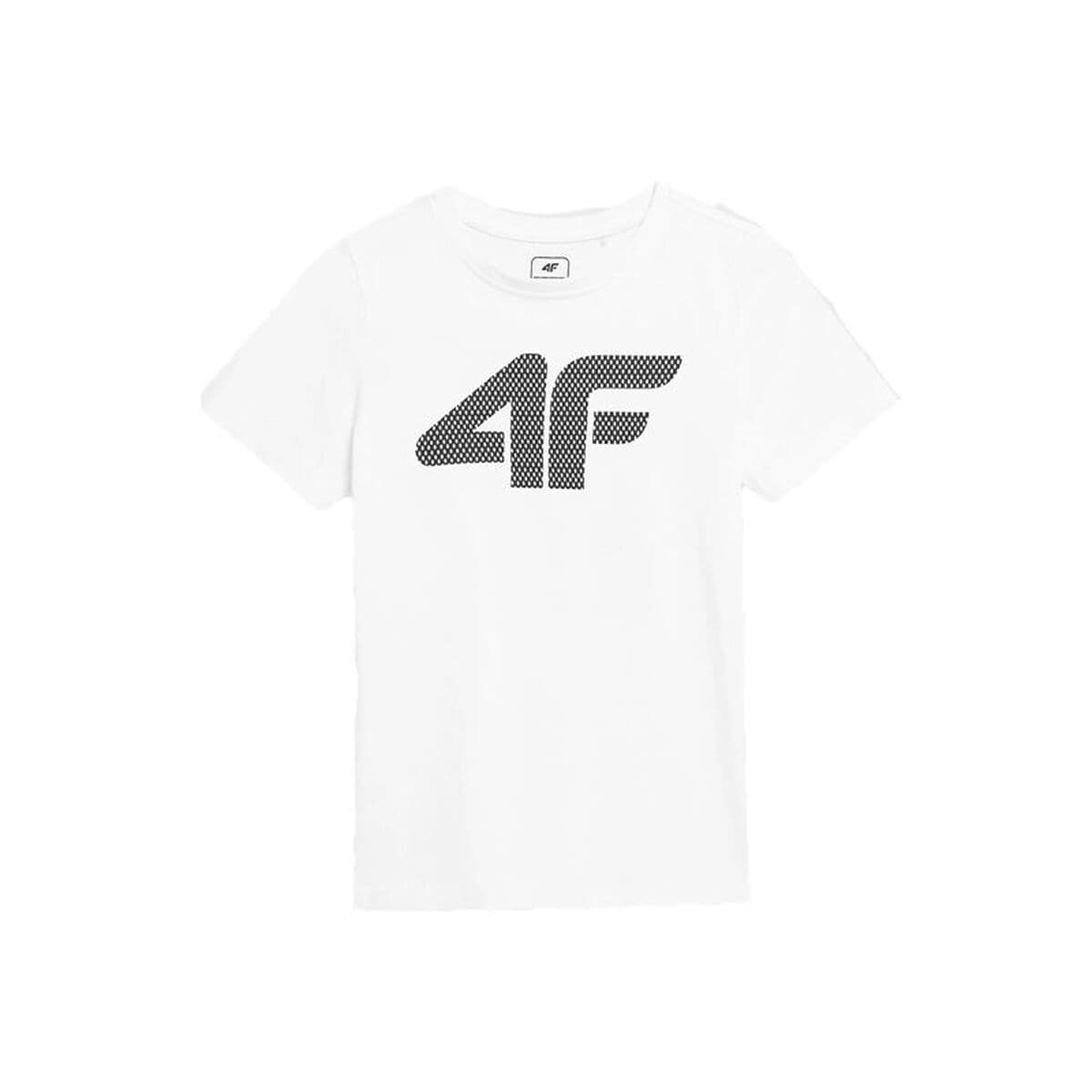 Maglia a Maniche Corte per Bambini 4F Bianco
