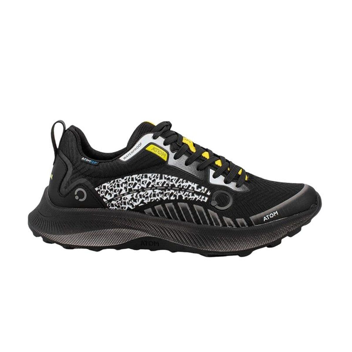 Scarpe da trail per uomo (corsa in montagna) Atom Terra High-Tex Nero