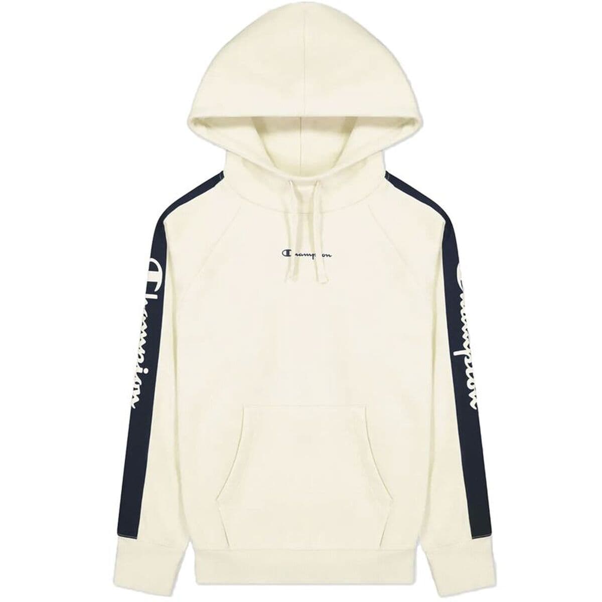 Felpa con Cappuccio Donna Champion Bianco