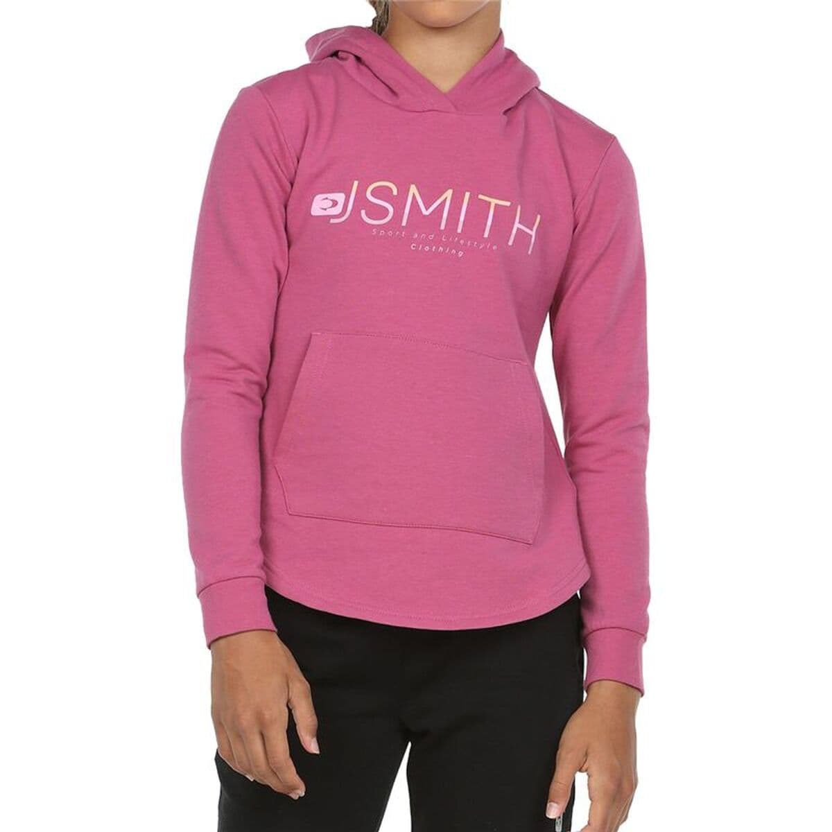 Felpa con Cappuccio da Bambina John Smith Borda Rosa