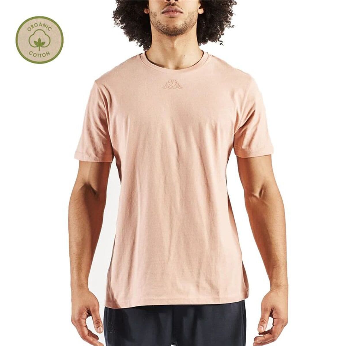Maglia a Maniche Corte Uomo Kappa Edson Pink Salmone