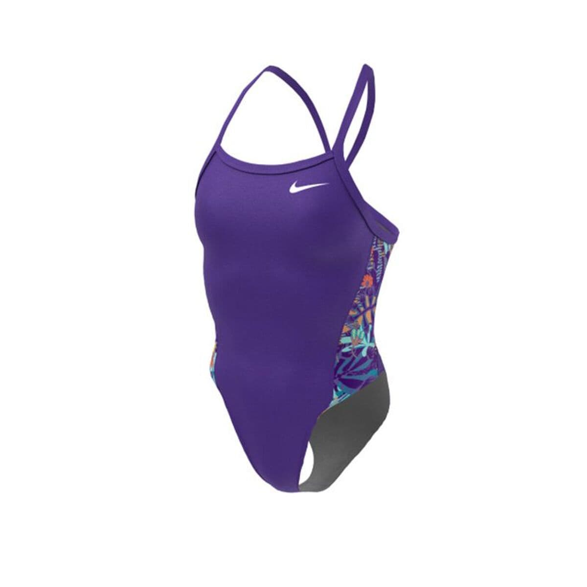 Costume da Bagno Donna Nike Hidrastrong Viola