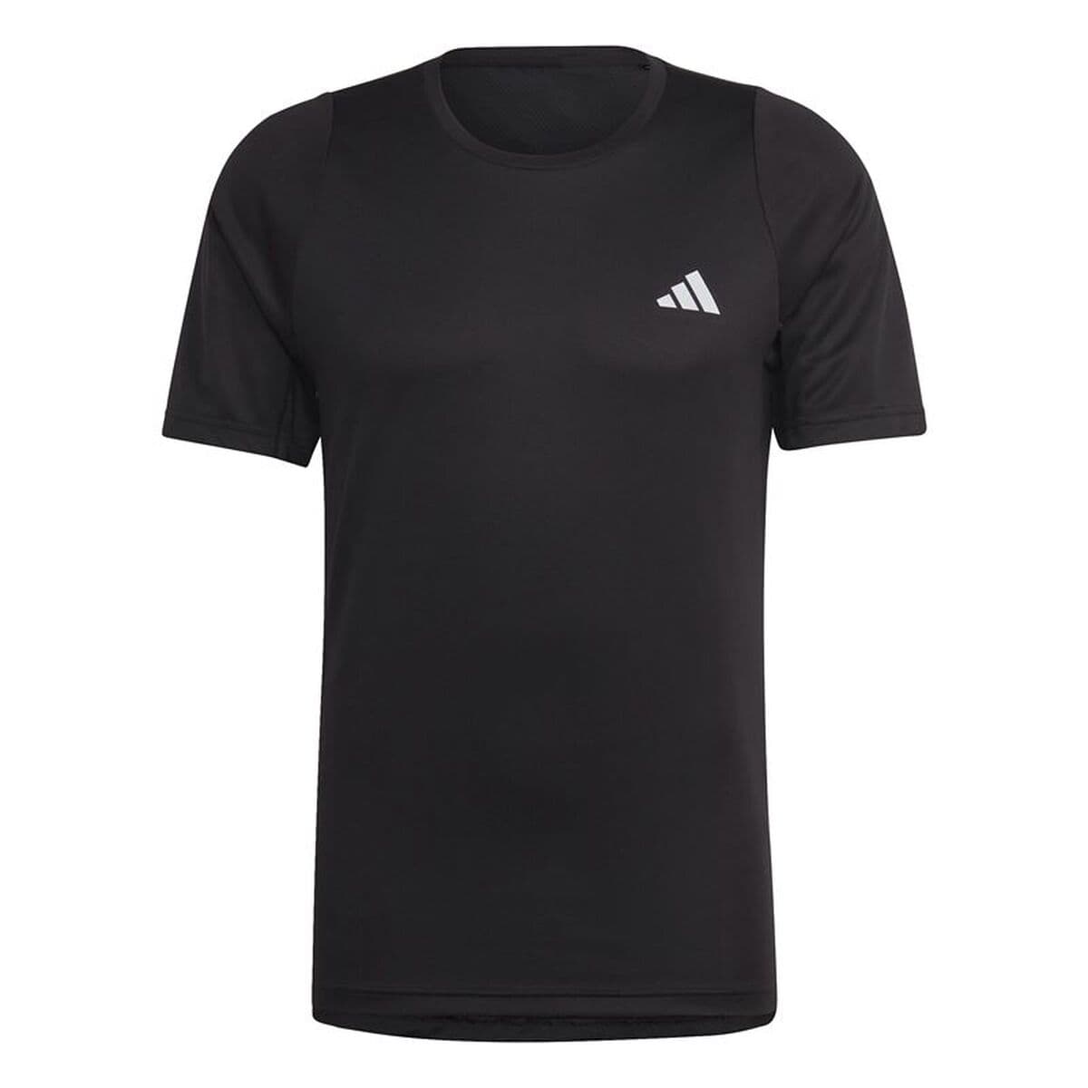 Maglia a Maniche Corte Uomo Adidas Run Icons 3S Nero