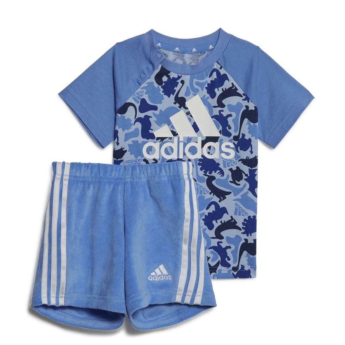 Completo Sportivo per Bambini Adidas Dino Camo Allover Print Multicolore