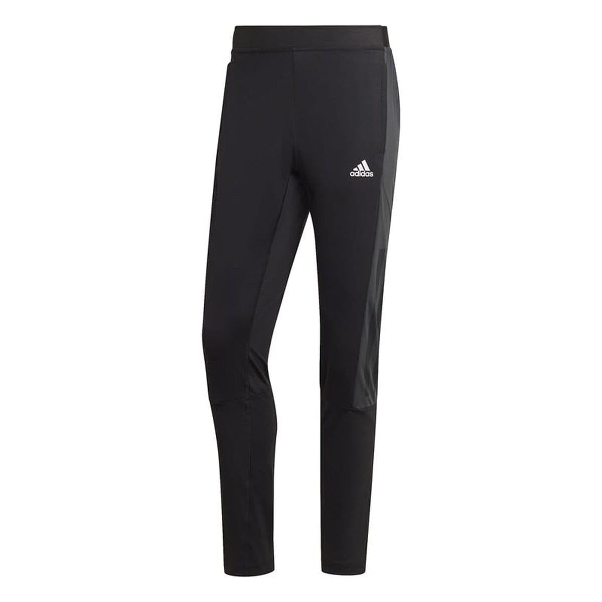 Pantalone Lungo Sportivo Adidas Colorblock Nero Uomo