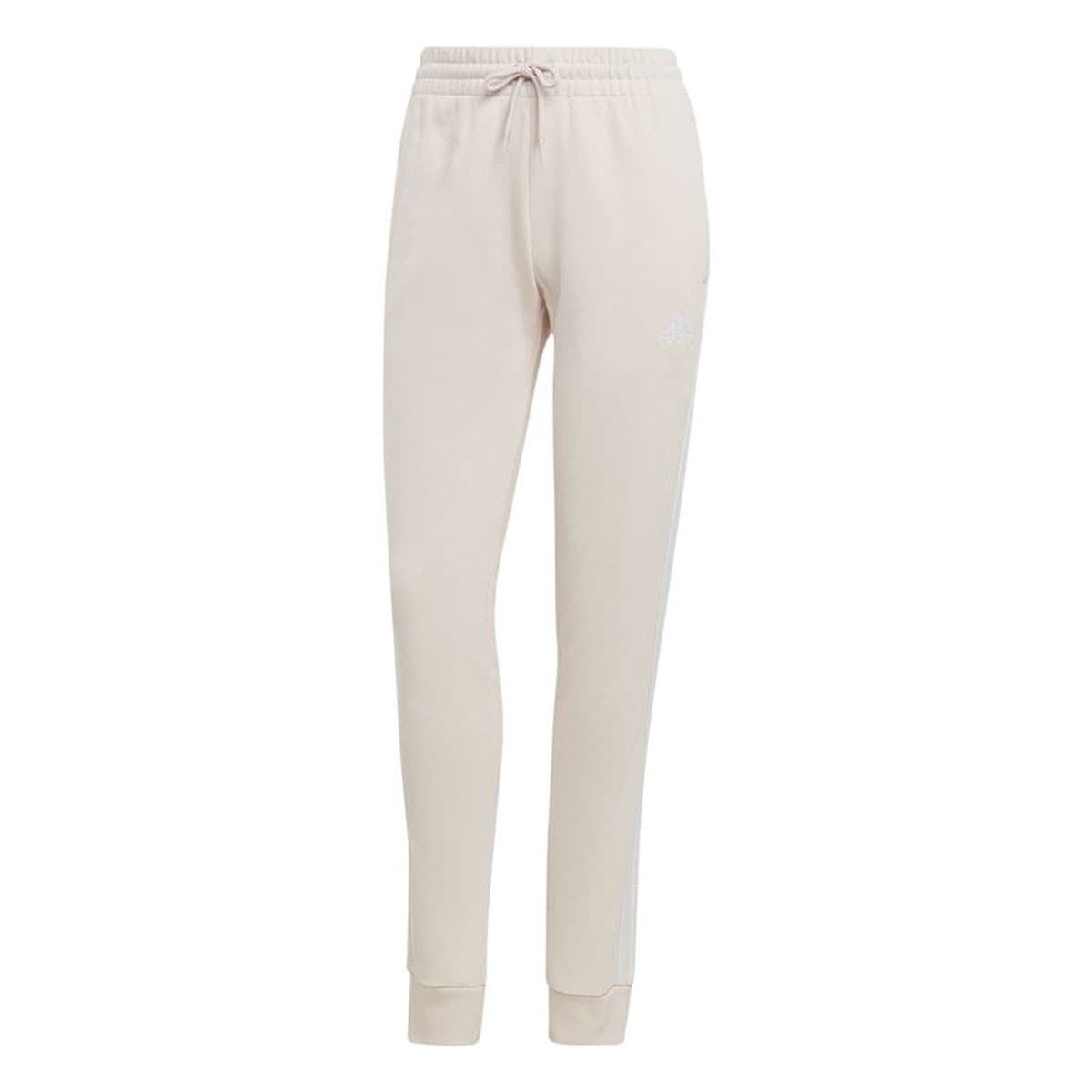 Pantalone Lungo Sportivo Adidas Essentials 3S Beige Donna