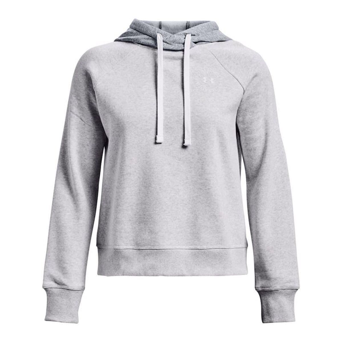 Felpa con Cappuccio Donna Under Armour Grigio chiaro