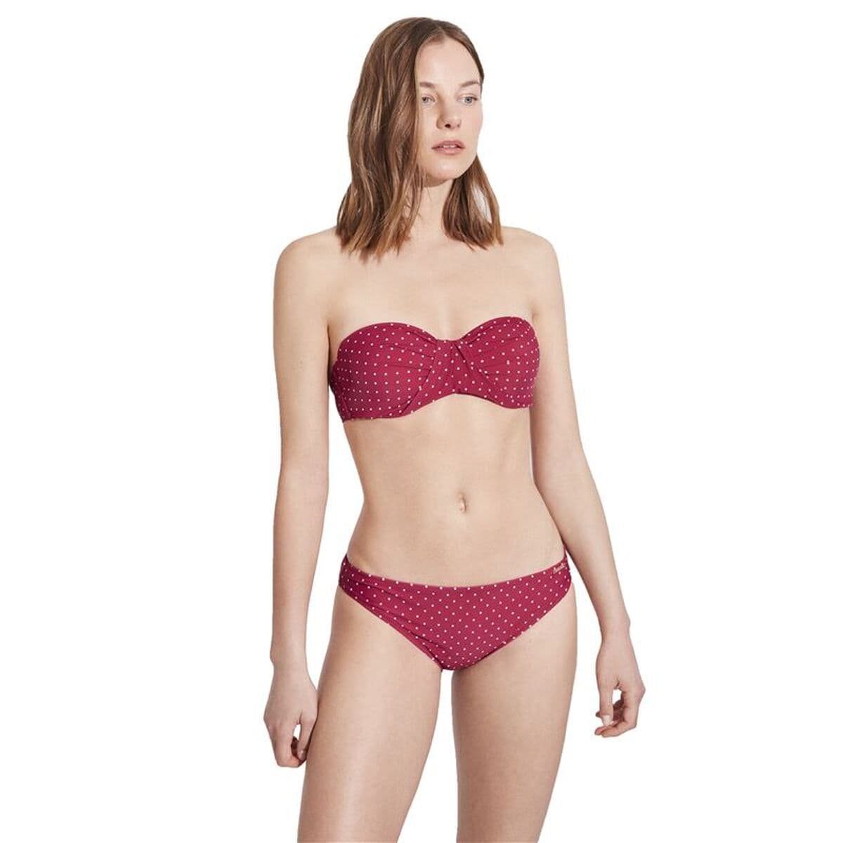 Bikini Ysabel Mora Rosso Scuro