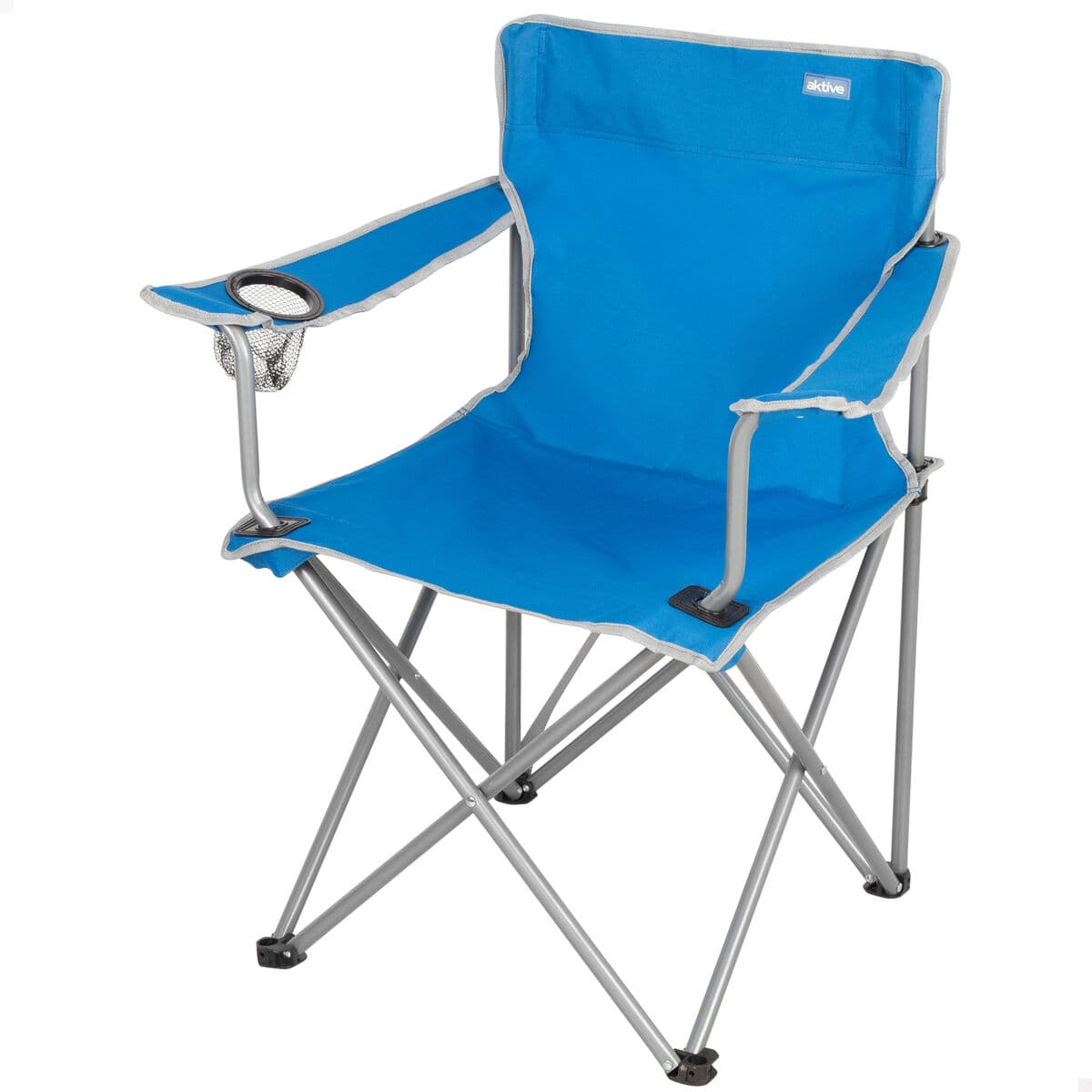 Sedia Pieghevole Aktive Azzurro 45 x 80 x 45 cm (4 Unità)