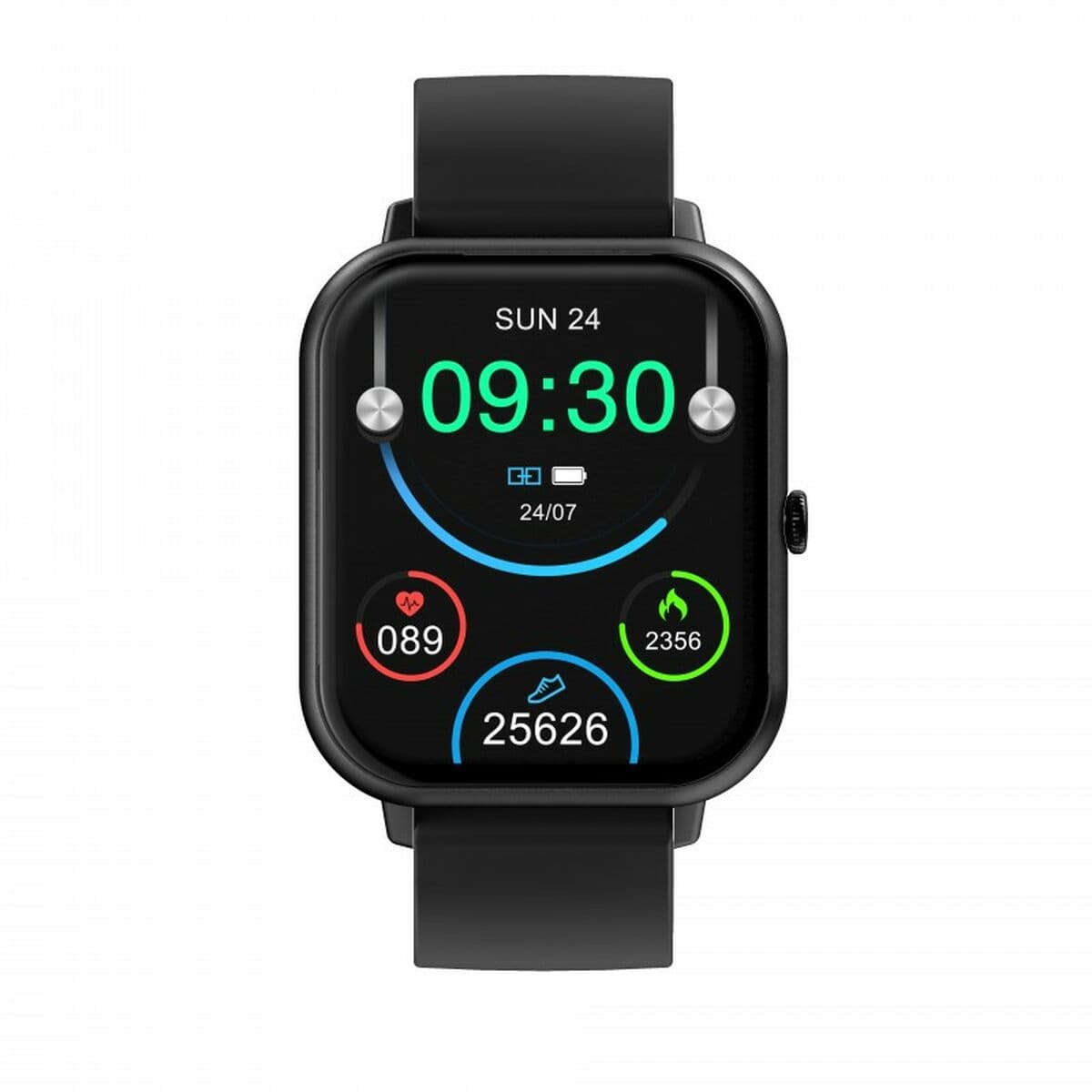Smartwatch DCU CURVED GLASS PRO 1,83" nero