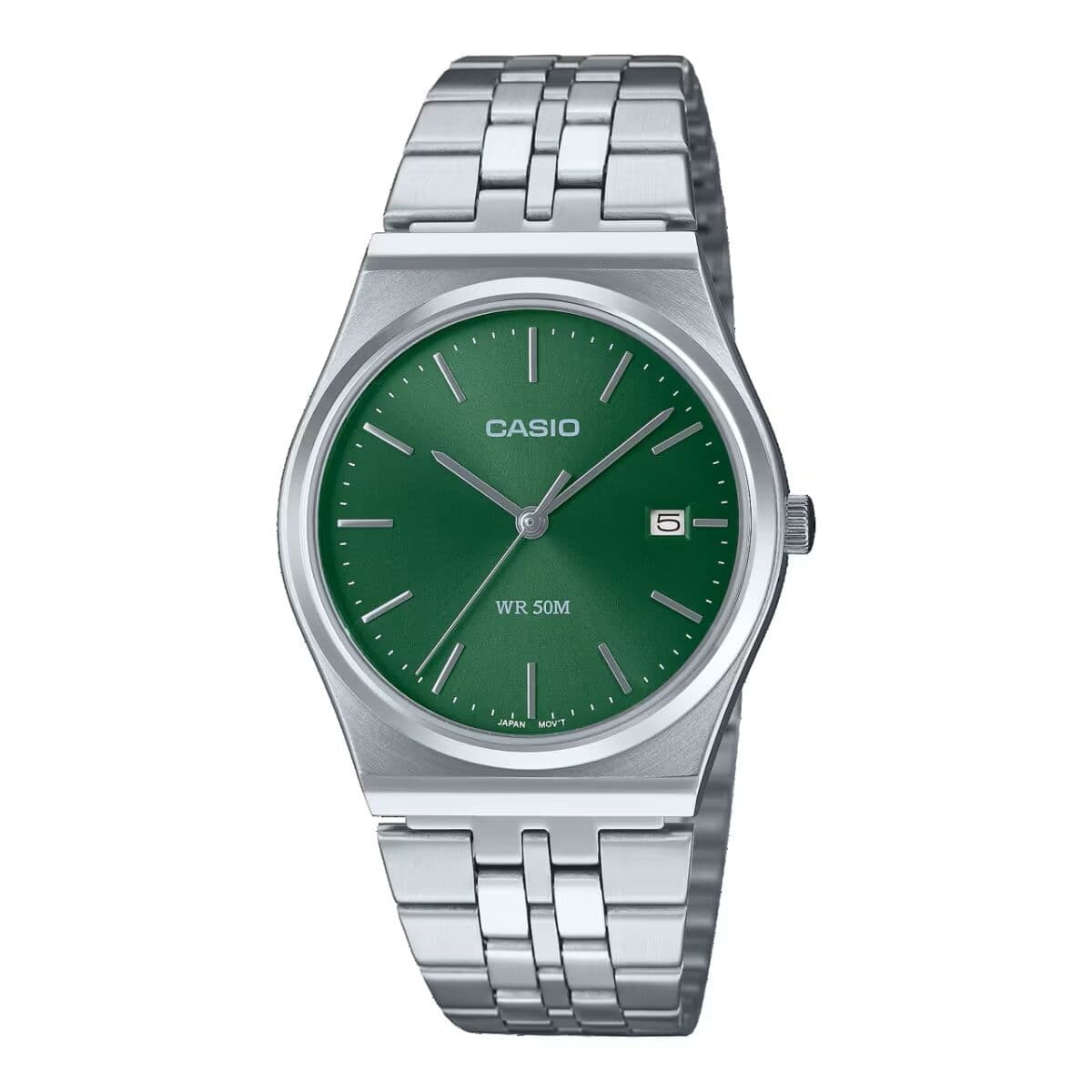 Orologio da uomo Casio verde e argento Ø 35 mm