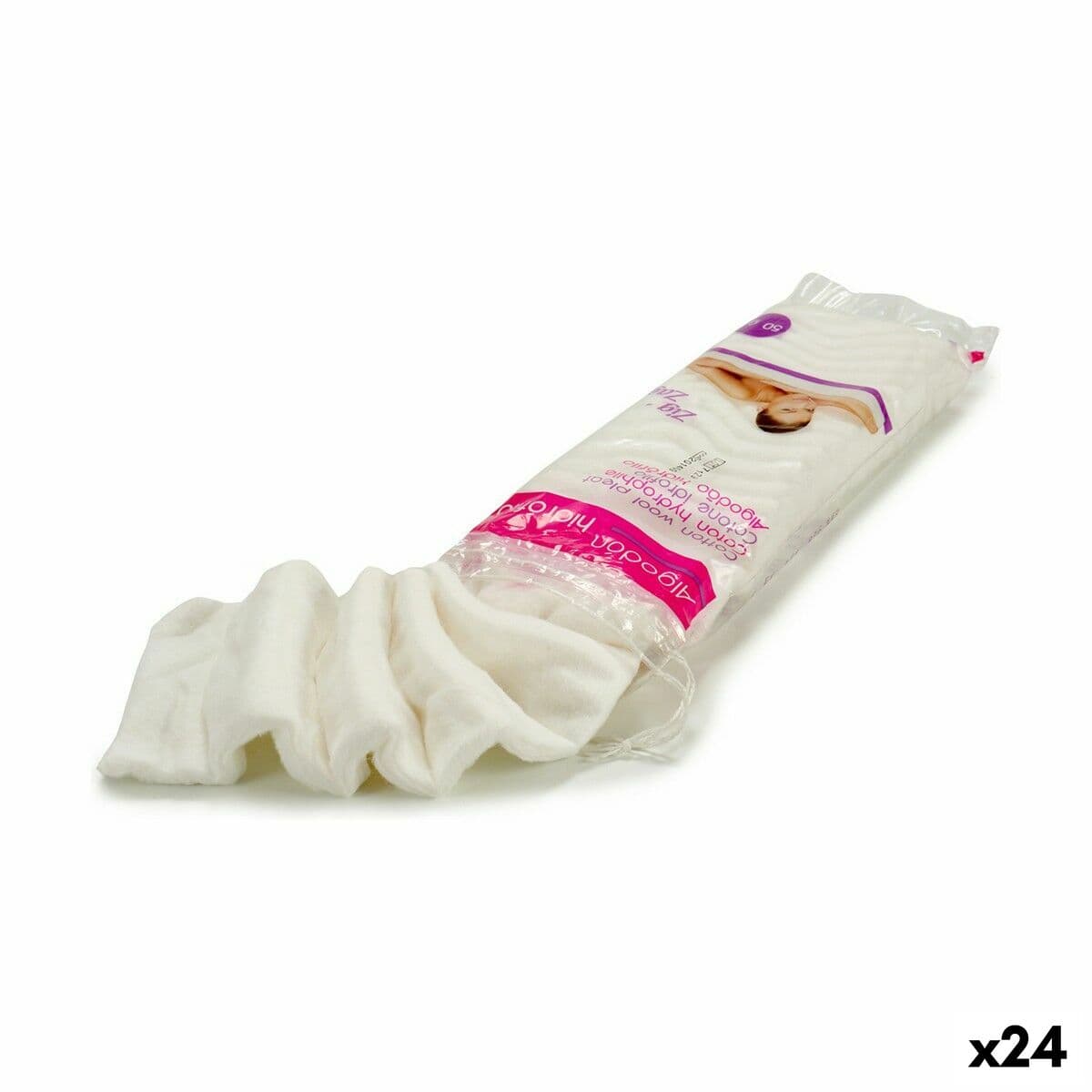 Cotone 50 g bianco 24 unità