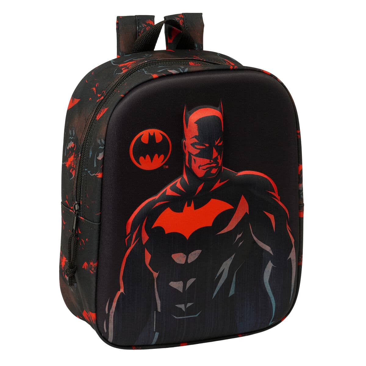 Borsa Scuola Batman Nera 22 x 27 x 10 cm 3D