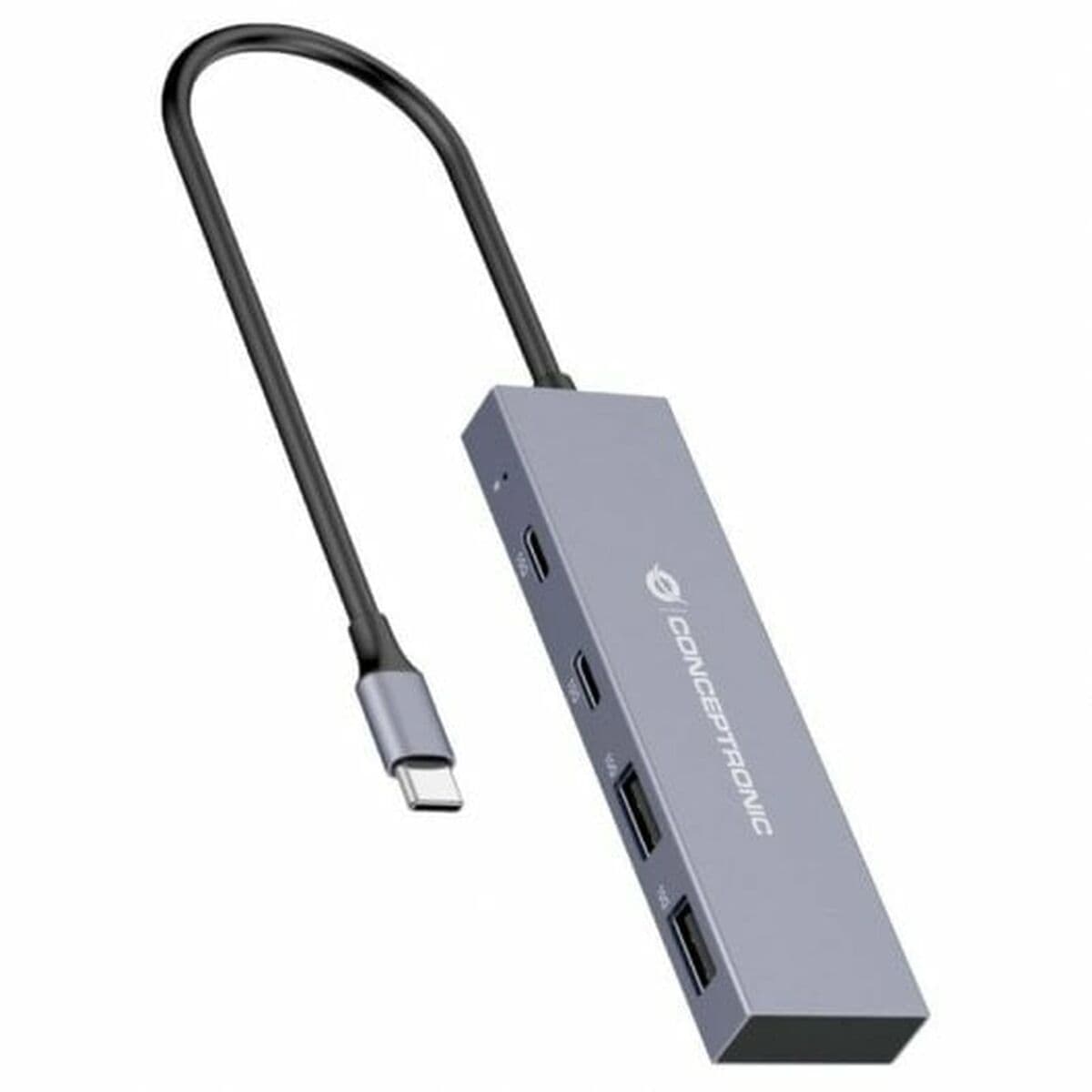 Hub USB Conceptronic grigio