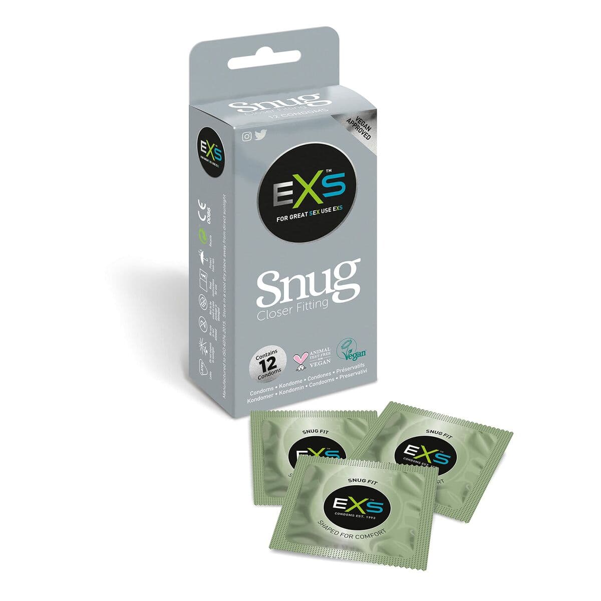 Preservativi EXS Snug 12 pz