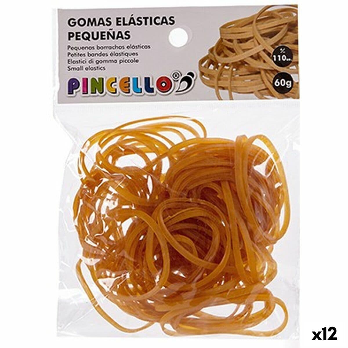 Fasce Elastiche Pincello Gialle (12 unità)