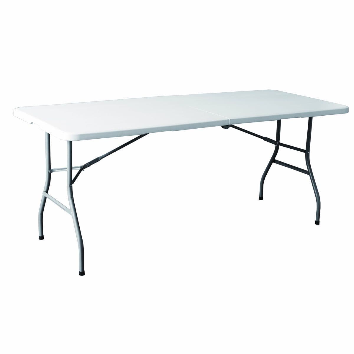 Marbueno Folding Table Resin weiß 180x74x74 cm Catering, Bea